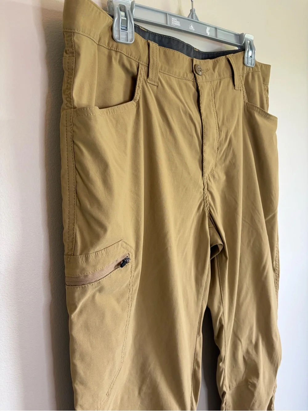 Eddie Bauer First Ascent Guide Pro Cargo Pants Tan Khaki 38x30